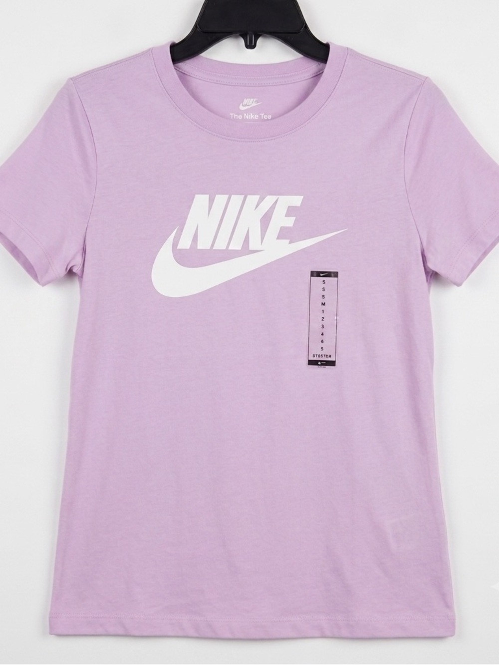 NWOT - Nike Pastel Light Purple Futura Graphic T-Shirt Small